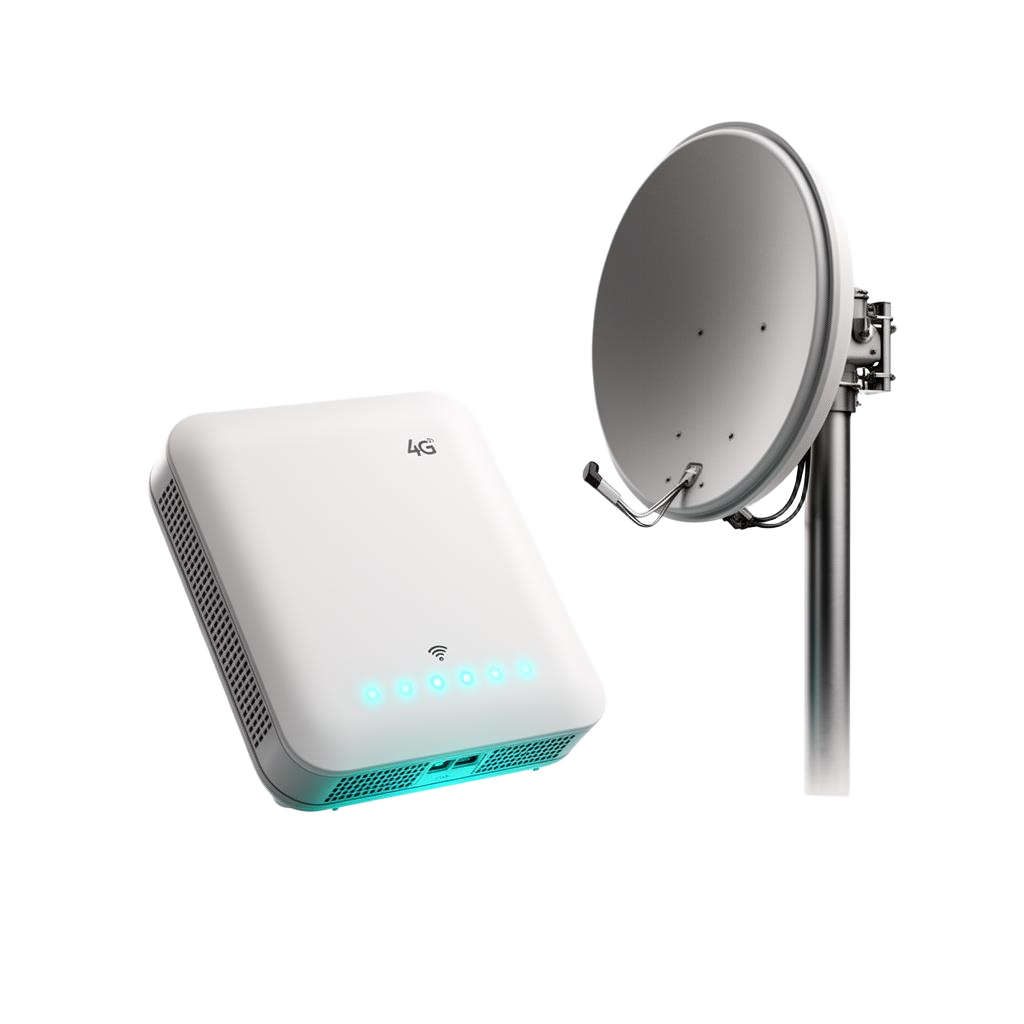 Router 4G y antena WiFi de Link Internet